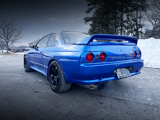 Rear exterior of R32 SKYLINE GT-R.