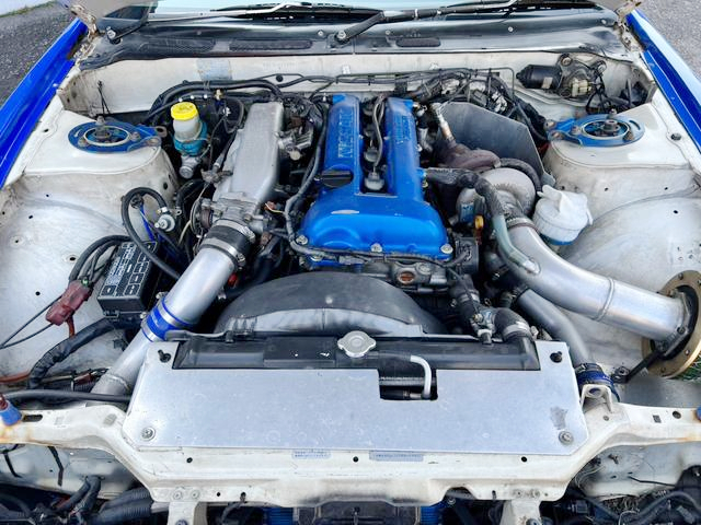S14 SR20DET turbo engine With TRUST T518Z turbine.