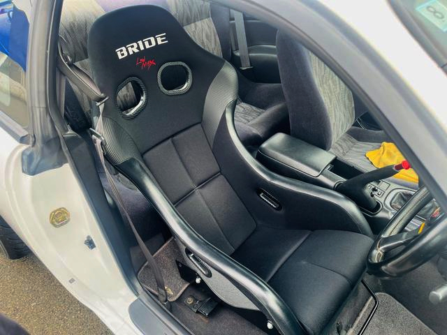 Driver side BRIDE seat of S14 NISSAN SILVIA.