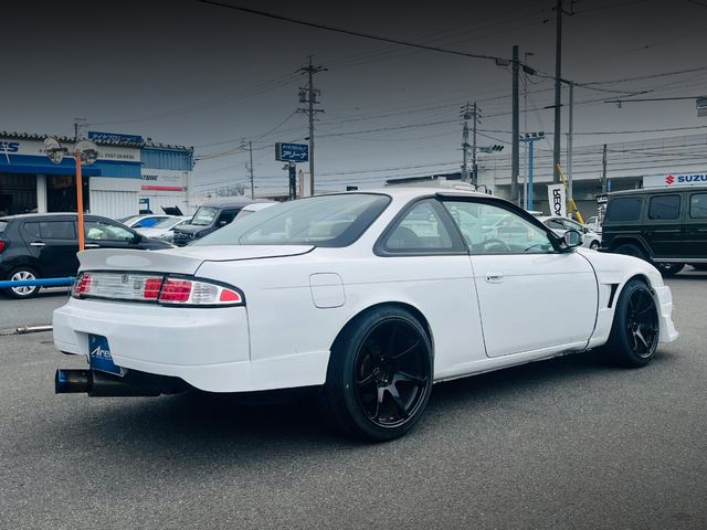 Rear exterior of S14 NISSAN SILVIA.
