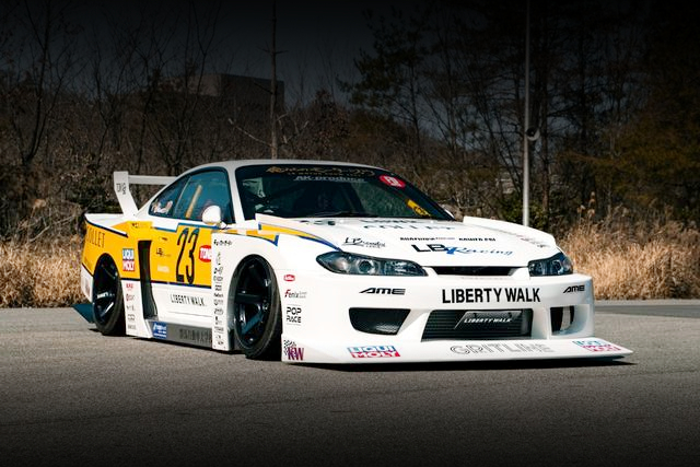 Front exterior of LB-SUPER SILHOUETTE COMPLETE BODY S15 SILVIA SPEC-R.