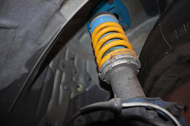 Coilover installed S15 SILVIA SPEC-R V-PACKAGE.