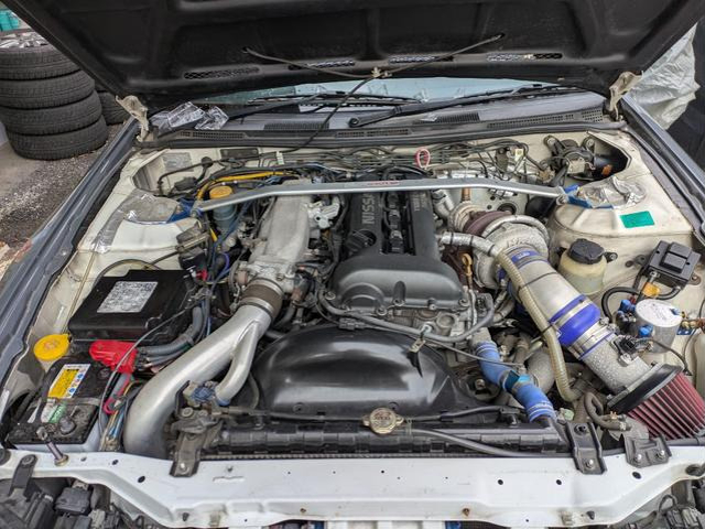 SR20DET With HKS GTII TURBOCHARGER.