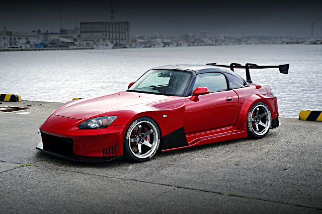 Front exterior of J'S RACING TYPE-GT WIDEBODY S2000.