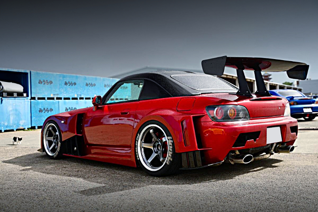 Rear exterior of J'S RACING TYPE-GT WIDEBODY S2000.