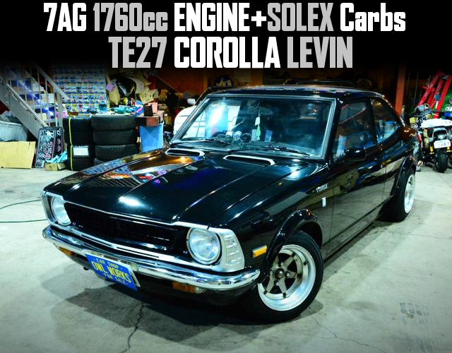 7AG 1760cc ENGINE+SOLEX Carbs in the TE27 COROLLA LEVIN.