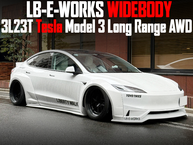 LB-E-WORKS WIDEBODY Tesla Model 3 Long Range AWD.
