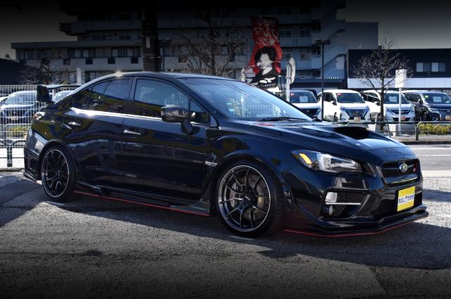 Front exterior of VAB SUBARU WRX STI.