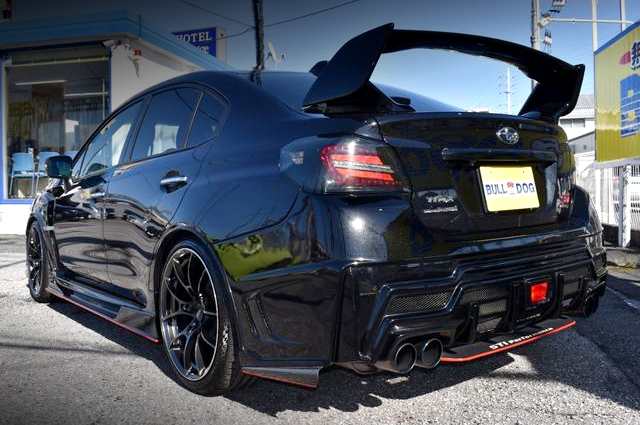 Rear exterior of VAB SUBARU WRX STI.