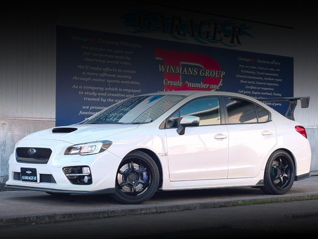 Front exterior of VAB SUBARU WRX STI.