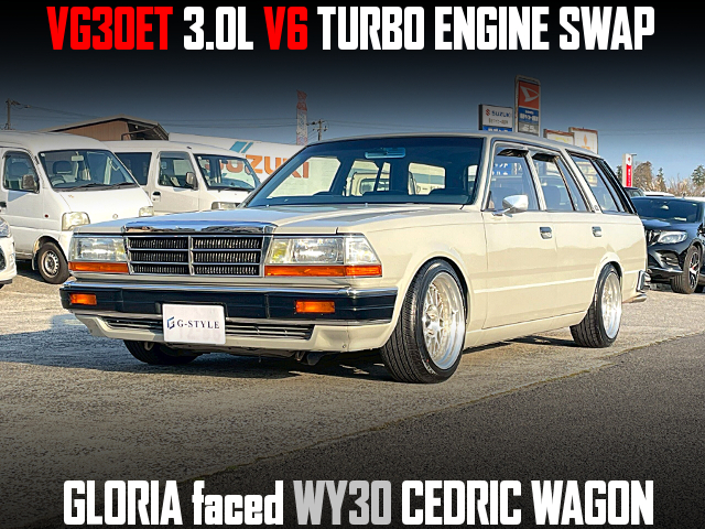 VG30ET TURBO ENGINE swapped GLORIA faced WY30 CEDRIC WAGON.