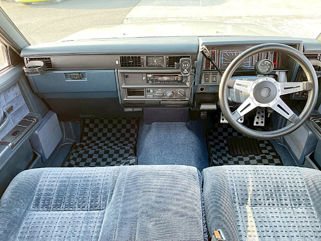 Interior of GLORIA faced WY30 CEDRIC WAGON.