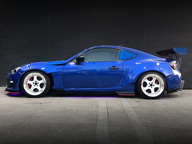 Side exterior of WIDEBODY ZC6 SUBARU BRZ tS.
