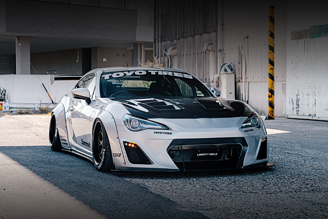 Front exterior of LB-NATION WIDEBODY ZN6 TOYOTA 86GT.