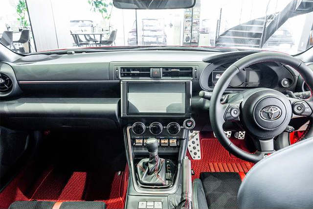 Interior of ZN8 GR86 RZ.
