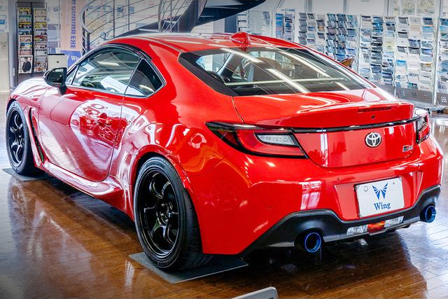 Rear exterior of ZN8 GR86 RZ.