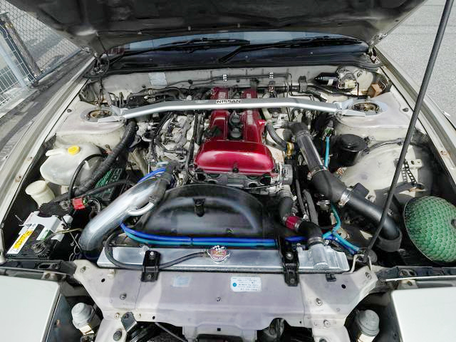 SR20 turbo engine of ROCKET BUNNY WIDEBODY 180SX.