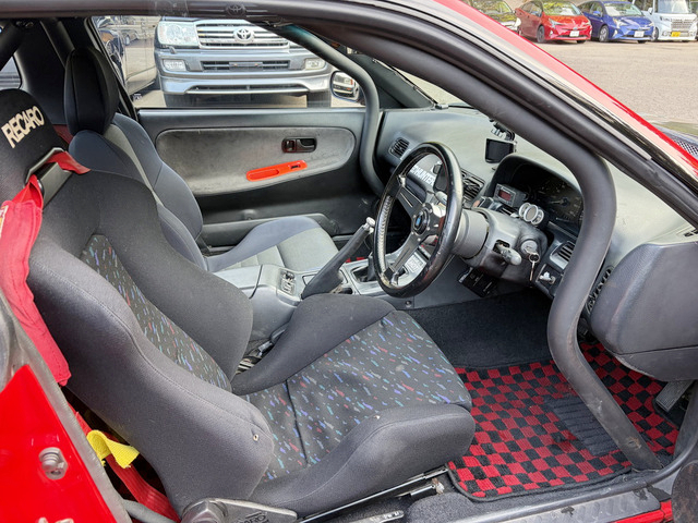 interior of WIDEBODY RPS13 180SX TYPE-III.