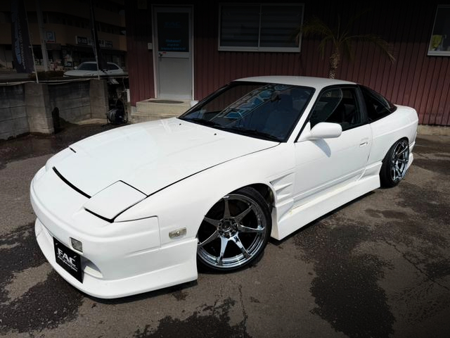 Front exterior of WIDEBODY 180SX TYPE-R.