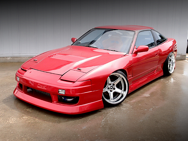 Front exterior of SPIRIT-REI WIDEBODY RPS13 180SX TYPE-X.