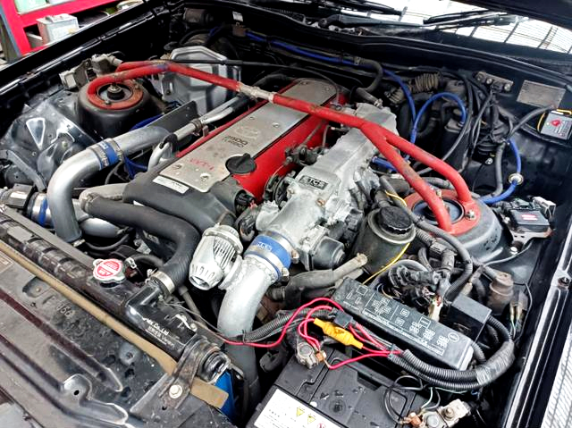 VVT-i 1JZ turbo engine installed 2nd Gen TOYOTA SOARER.