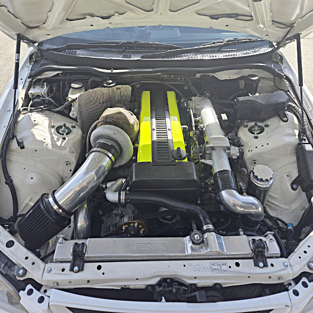 1JZ-GTE non VVT-i With HOLSET HX40 Single turbo.