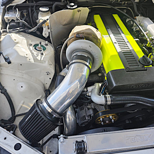 HOLSET HX40 turbocharger on 1JZ-GTE.