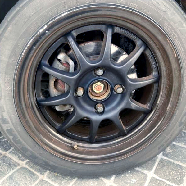 Front Rim of EF CIVIC SEDAN.