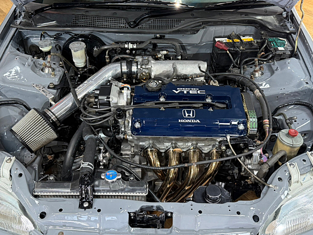 B16 1600cc VTEC engine of EG6 HONDA CIVIC SiR II.