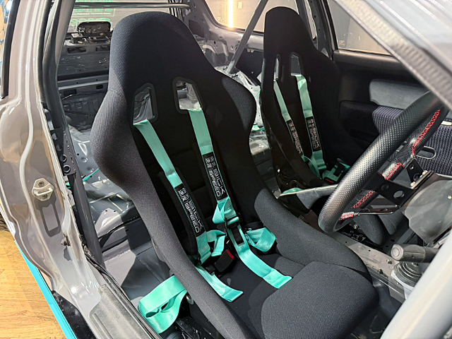 Seats of EG6 HONDA CIVIC SiR II.