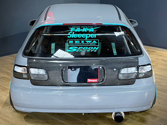 Rear Window of EG6 HONDA CIVIC SiR II.