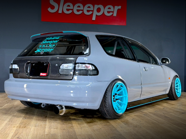 Rear exterior of EG6 HONDA CIVIC SiR II.