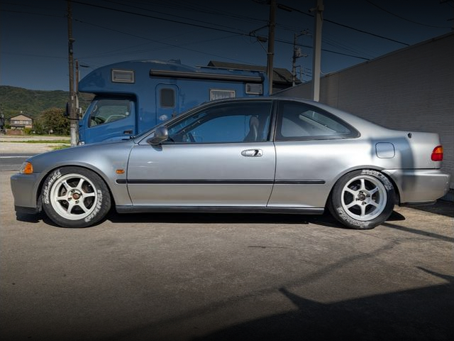 Left Side exterior of EJ1 CIVIC COUPE.