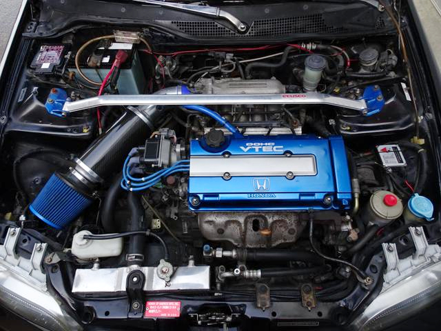 B16A VTEC Engine Installed EJ1 CIVIC COUPE.