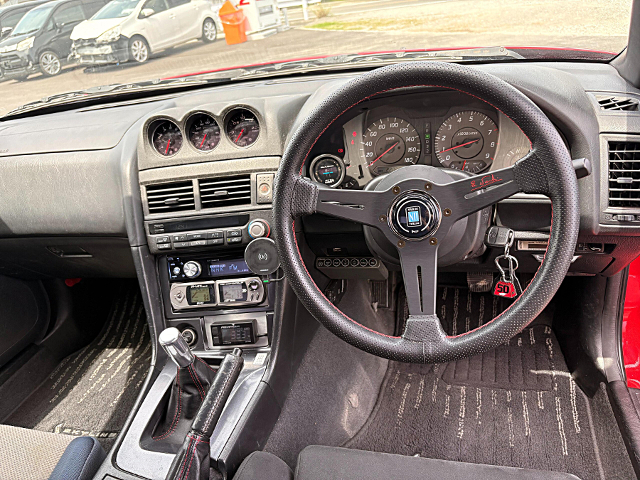 interior of ER34 SKYLINE 2-DOOR 25GT TURBO.