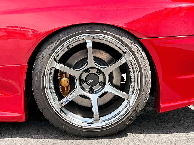 Z33 Brembo Rear Caliper installed ER34 SKYLINE 2-DOOR 25GT TURBO.