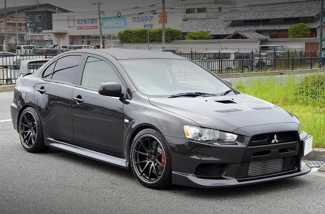 Front exterior of CZ4A LANCER EVOLUTION X GSR.
