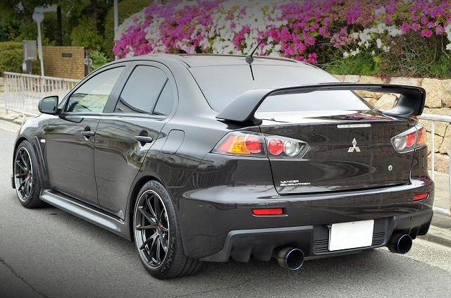 Rear exterior of CZ4A LANCER EVOLUTION X GSR.