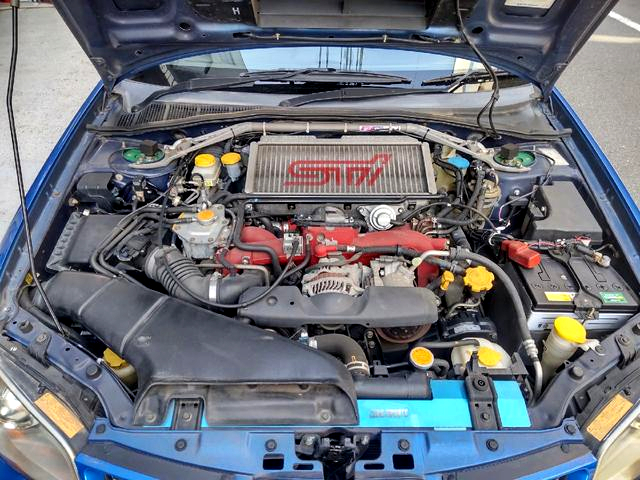 EJ207 engine of GDB IMPREZA WRX STI.