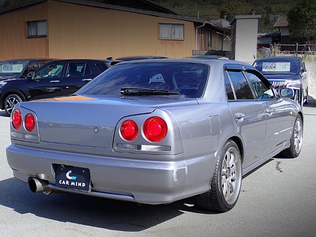 Rear exterior of HR34 SKYLINE 4-DOOR GT.