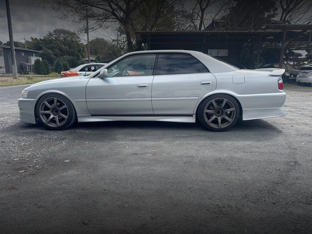 Left Side exterior of JZX100 CHASER TOURER-V.