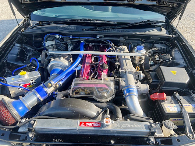 2JZ-GTE+HKS T45S SINGLE TURBO.