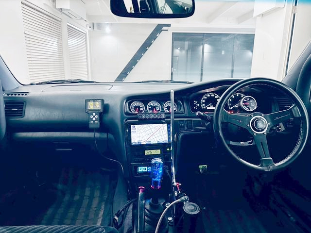 Interior of WIDEBODY JZX100 CHASER TOURER-V.