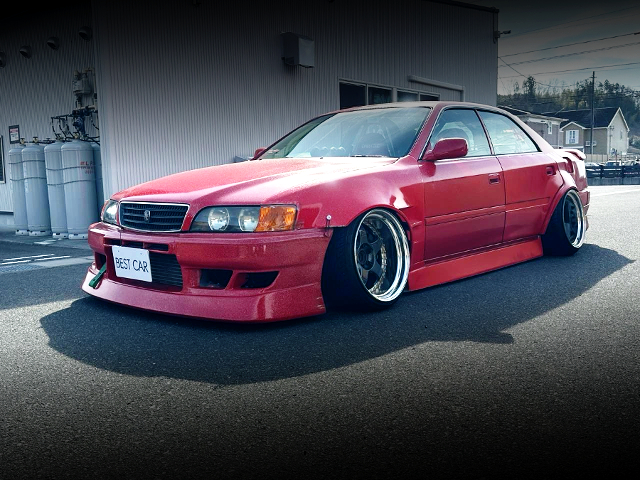 Front exterior of ORIGIN Labo WIDEBODY JZX100 CHASER TOURER-V.