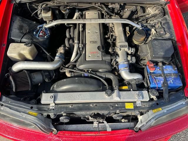 VVT-i 1JZ-GTE turbo engine.