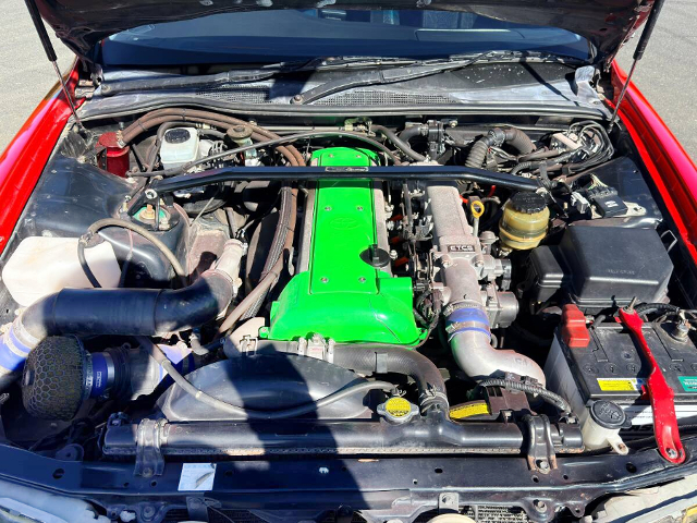 VVT-i 1JZ-GTE turbo engine of WIDEBODY JZX100 CHASER TOURER-V.