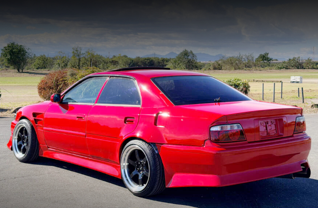 Rear exterior of WIDEBODY JZX100 CHASER TOURER-V.