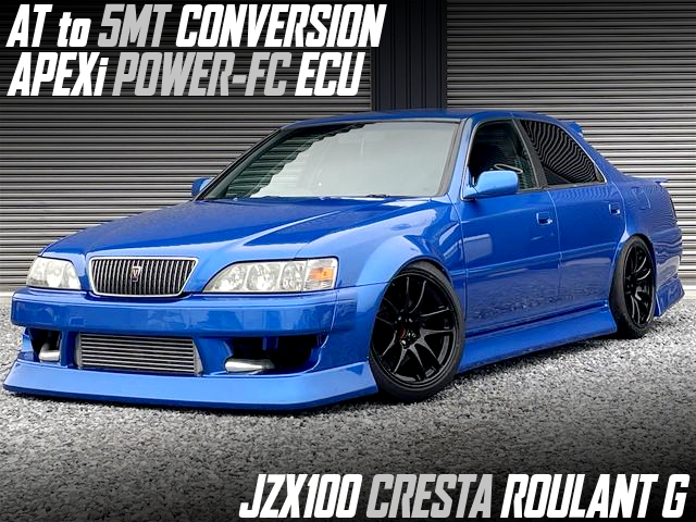 AT to 5MT CONVERSION, APEXi POWER-FC ECU, in the JZX100 CRESTA ROULANT G.