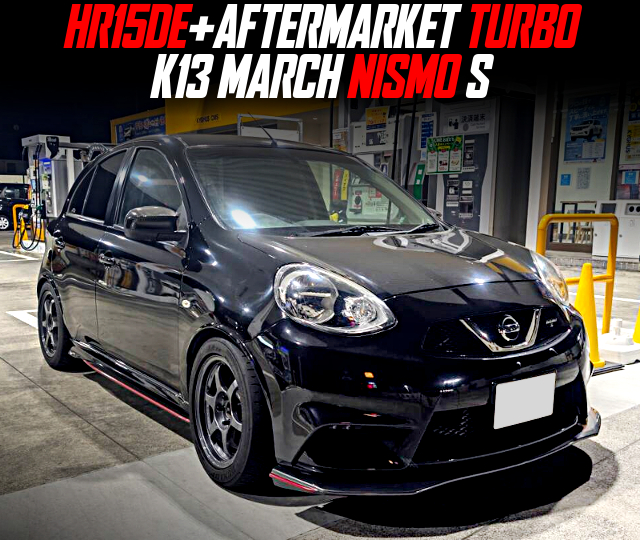 HR15DE+AFTERMARKET TURBO in the K13 MARCH NISMO S.