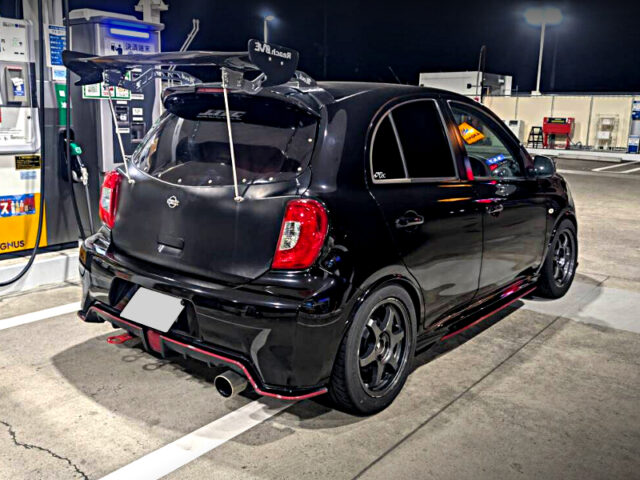 Rear exterior of K13 MARCH NISMO S.